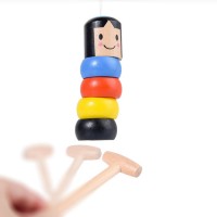 New Funny Unbreakable Children Gift Wooden Magic Wooden Toy Set