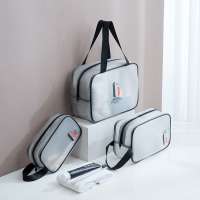 Wholesale Traveling Bag Set Transparent Bag Waterproof Clear PVC Cosmetic Bag For Travelling