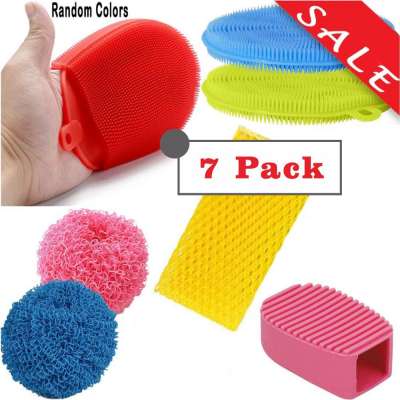 Silicone Dish Sponges Scrubber